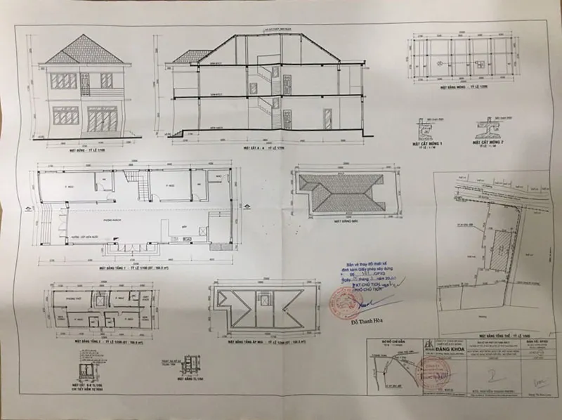Bản vẽ xin phép xây dựng Bản vẽ xin phép xây dựng