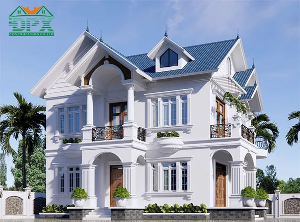 Biệt thự 2 tầng đẹp mái thái Mẫu nhà đẹp 2 tầng mái ngói