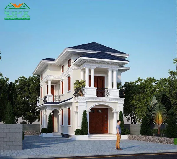 Biệt thự mini 2 tầng ở nông thôn Biệt thự mini 2 tầng ở nông thôn