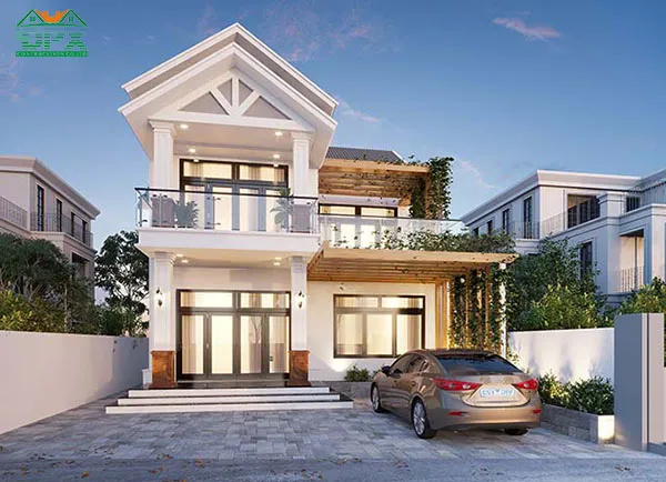 Biệt thự phố mini 2 tầng hiện đại Biệt thự phố mini 2 tầng hiện đại