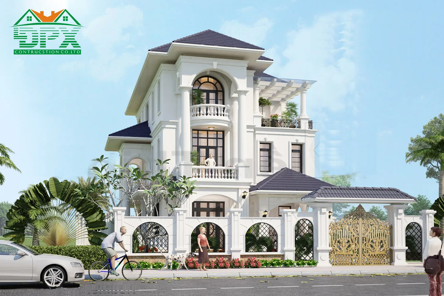 Biệt thự phong cách Tân cổ điển Biệt thự phong cách Tân cổ điển