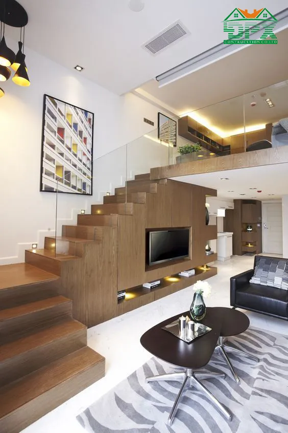 Gác lửng đẹp với 3 phòng ngủ Gác lửng đẹp với 3 phòng ngủ