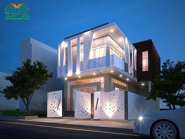 Biệt thự phố 2 mặt triền thu hút