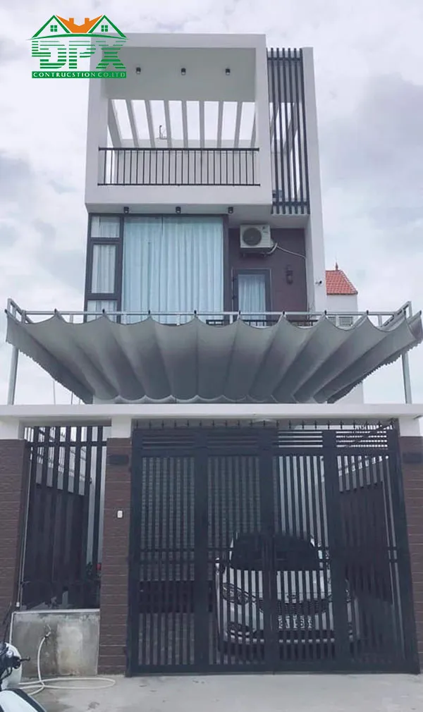 Mẫu nhà lệch tầng 5x15m 2 tầng 1 tum Mẫu nhà lệch tầng 5x15m 2 tầng 1 tum