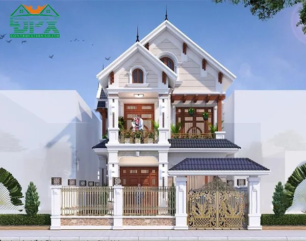 Mẫu nhà ống mái thái đẹp mặt tiền 7m Mẫu nhà ống mái thái đẹp mặt tiền 7m