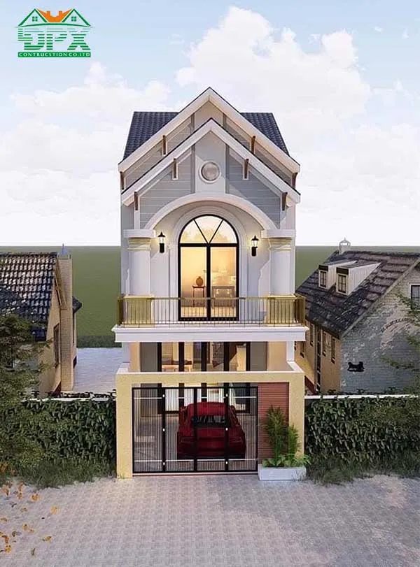 Mẫu nhà ống 2 tầng mái thái đẹp Mẫu nhà ống 2 tầng mái thái đẹp