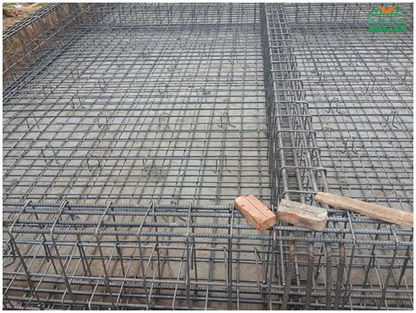 Móng bè như một tấm bê tông liên tục