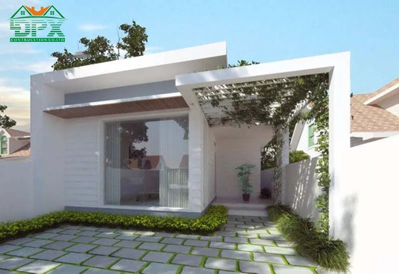 Mẫu thiết kế nhà cấp 4 hiện đại 3 phòng ngủ