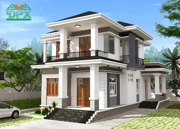 Nhà 2 tầng 3 phòng ngủ ở nông thôn Nhà 2 tầng 3 phòng ngủ ở nông thôn