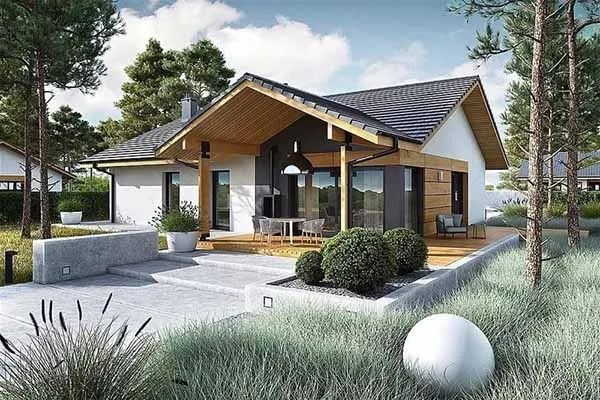 Nhà cấp 4 đẹp và phù hợp với khí hậu Nhà cấp 4 đẹp và phù hợp với khí hậu