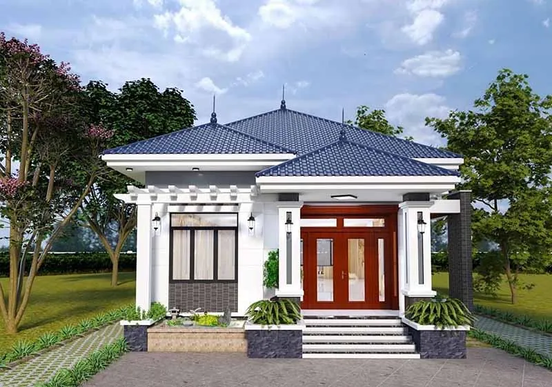 Nhà cấp 4 mái Nhật