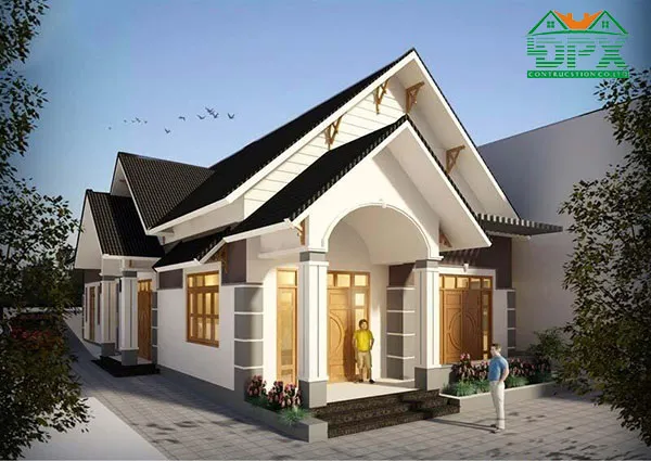 Mẫu thiết kế nhà cấp 4 mái thái đẹp Mẫu thiết kế nhà cấp 4 mái thái đẹp