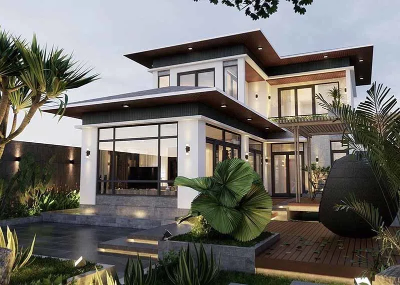 Nhà hiện đại 2 sang trọng