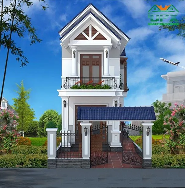 Nhà ống 2 tầng đơn giản Nhà ống 2 tầng đơn giản