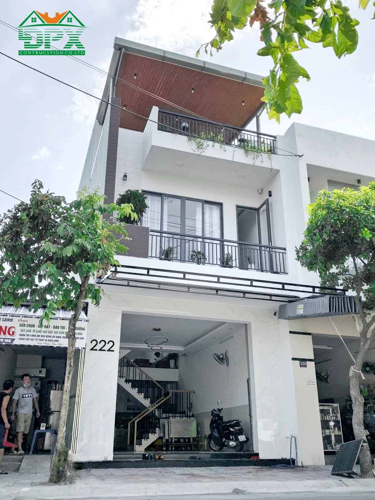 Nhà phố 3 tầng 5x15m hình ảnh sau bàn giao