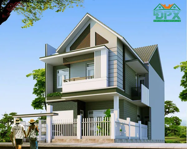 Nhà phố mái thái hiện đại Nhà phố mái thái hiện đại