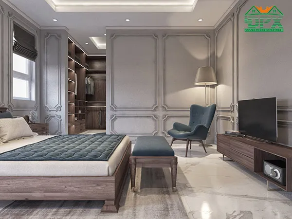 Gỗ óc chó được sử dụng trong hầu hết nội thất