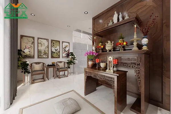 Các đồ vật trang trí được lựa chọn khéo léo khoe nên vẻ đẹp giản dị mà tinh tế