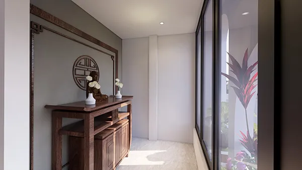 Phòng thờ yên tĩnh và tôn nghiêm Phòng thờ yên tĩnh và tôn nghiêm