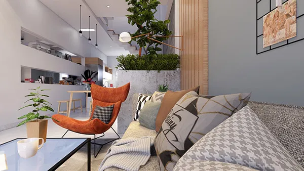 Tầm nhìn người ngồi tại sofa Tầm nhìn người ngồi tại sofa
