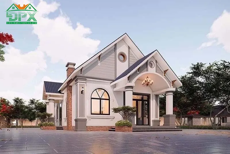 Nhà cấp 4 mái thái với nét đẹp sang trọng