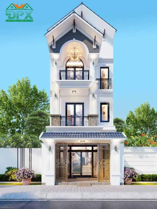 Mặt tiền nhà phố 5m có 3 tầng