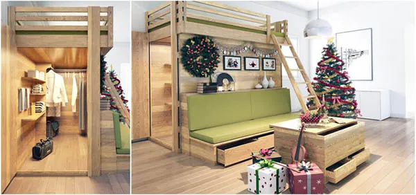 Thiết kế nội thất nhà cấp 4 Thiết kế nội thất nhà cấp 4